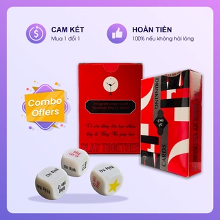 Combo drinking game "Ừng Ực"  kèm 3 viên xúc xắc nhậu nhẹt uống nốc out vui vẻ với bạn bè, đem lại cảm xúc gần gũi