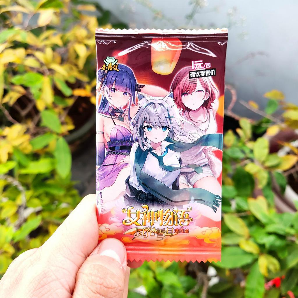 Set ảnh thẻ nhân phẩm Anime Waifu ngẫu nhiên + Sleeve, Toploader bọc thẻ
