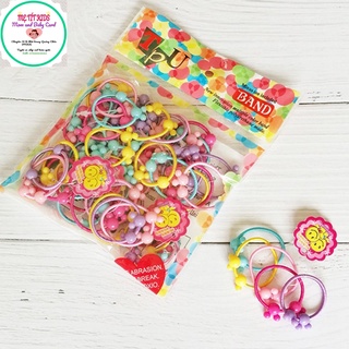 Sét 5 Dây Buộc Tóc Nhiều Màu Cho Bé