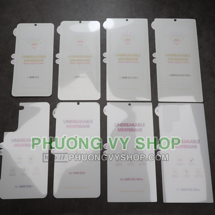 Miếng dán màn hình dẻo Galaxy S22 Ultra, Note 20 Ultra, Note 10 Plus, ....