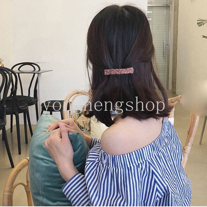Kẹp Tóc Đính Đá Lấp Lánh Thời Trang Cho Nữ