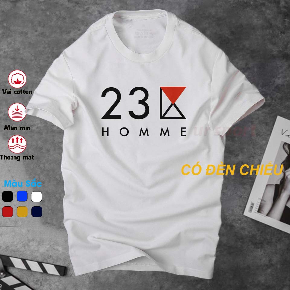 Áo thun nam Ursport 23Home thời trang lịch lãm - Vải dầy dặn con giãn tốt