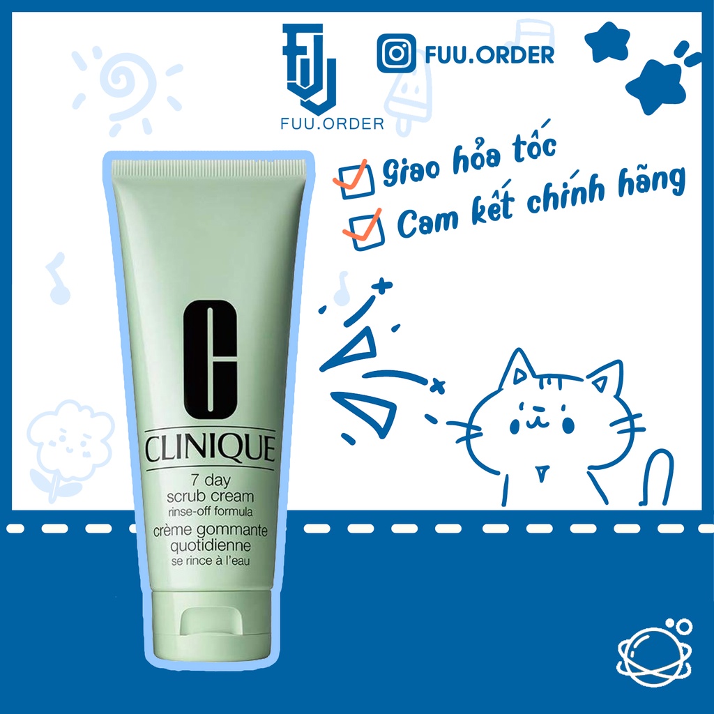Kem tẩy tế bào chết Clinique 7 Day Scrub Cream Rinse Off Formula