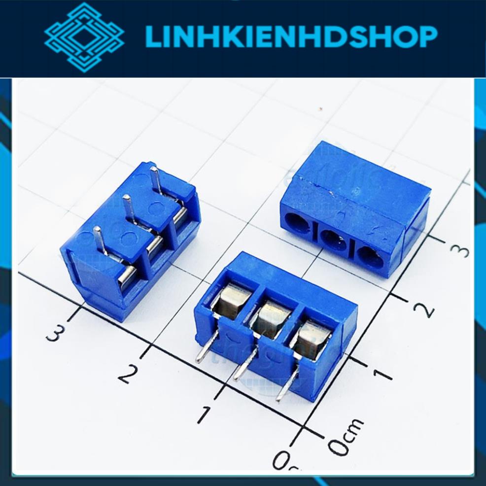 Terminal KF301 5.08mm Xanh Dương 2P/ 3P