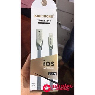 Dây Sạc Nhanh Lightning Hiệu Kim Cương Cho iPhone iPad