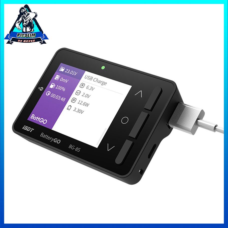 Đồng hồ đo pin ISDT BG-8S Màn hình LCD Công cụ kiểm tra dung lượng pin kỹ thuật số cho LiPo [8/9]