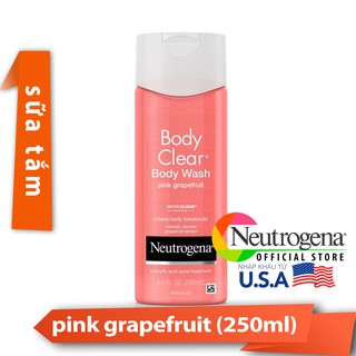 Sữa tắm bưởi hồng Neutrogena Body Clear® Body Wash Pink Grapefruit 250ml