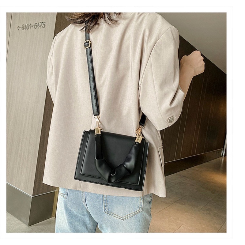 Túi Xách Nữ Túi Đeo Chéo Quai Rúm Siêu Xinh Phong Cách Hàn Quốc