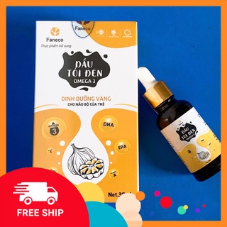 Dầu tỏi đen omega3 fanmec plus 30ml | siro ăn ngon cho bé
