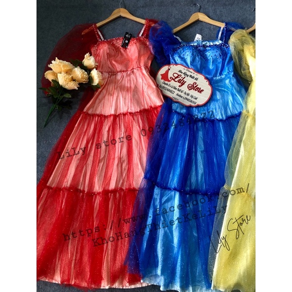 ĐẦM LƯỚI KIM TUYẾN PHỐI MÀU KẾT PHA LÊ