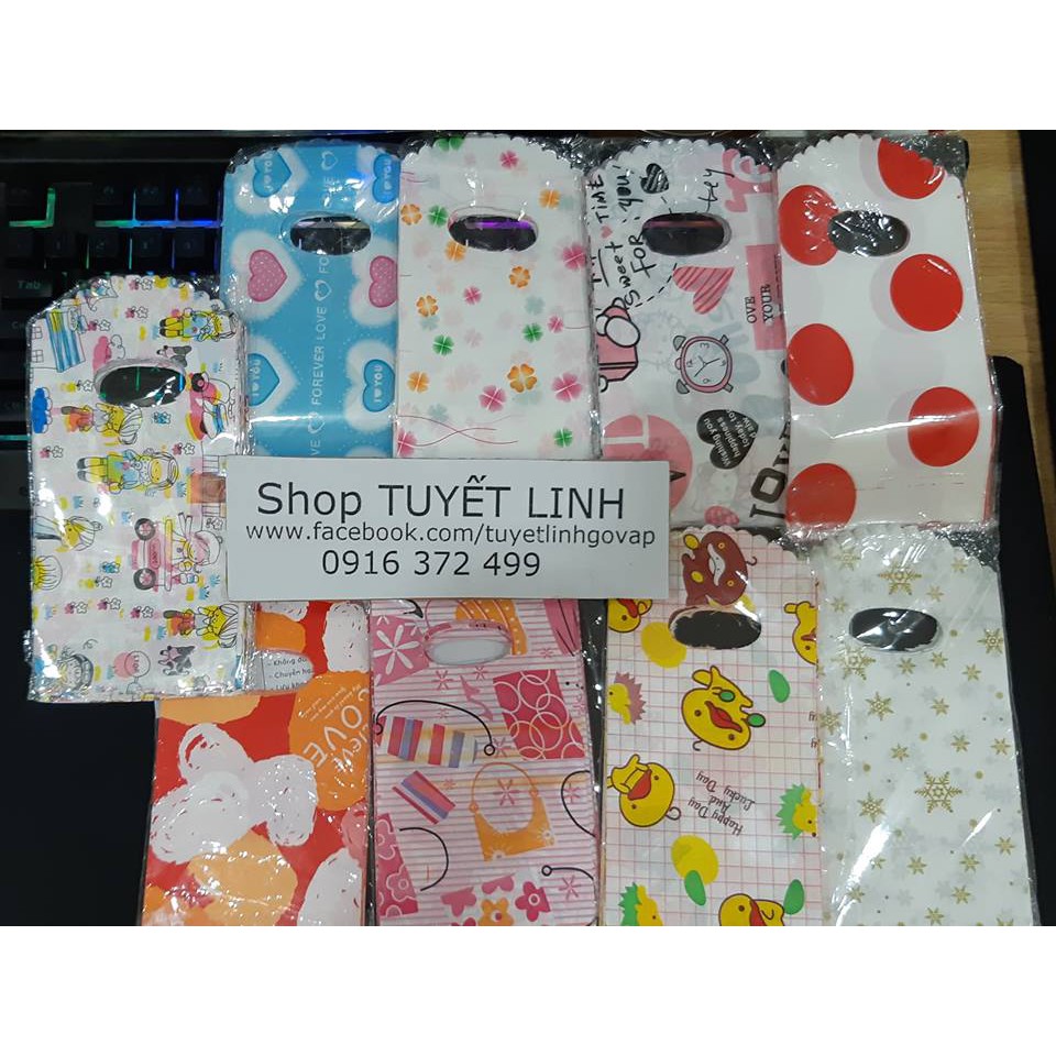 Túi xốp đựng son , lens , mỹ phẩm cute 20k/50cai
