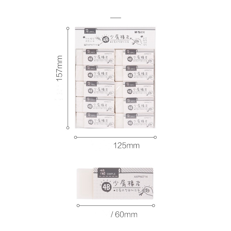 Gôm tẩy M&G AXPN0714 Simple 4B