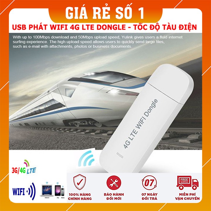 [Hàng Xuất Nhật-Chất Lượng Tốt] Usb Dcom Phát Wifi Từ Sim 3G 4G Dongle Di Động - Tốc Đô Cao - Siêu Rẻ - Lướt Wed Tẹt Ga