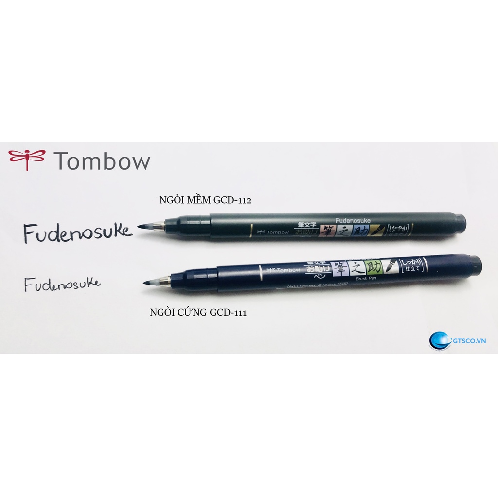 Bút TOMBOW FUDENOSUKE chuyên viết Hán Tự, Calligraphy, Brush Lettering