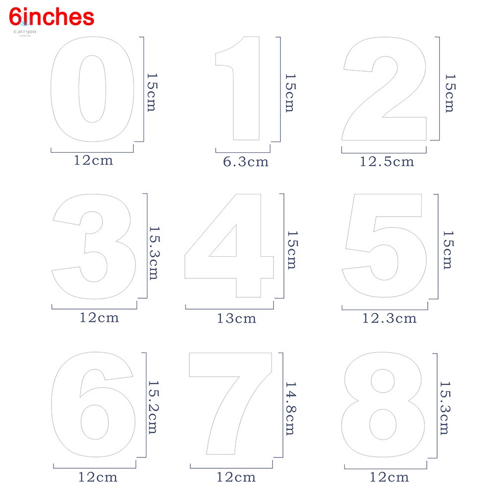 Bộ Khuôn Làm Bánh Hình Chữ Số Bằng Pet Độc Đáo Diy