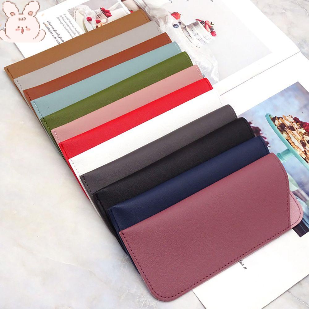 Hộp Đựng Mắt Kính Đọc Sách Bằng Da PU Mềm Unisex