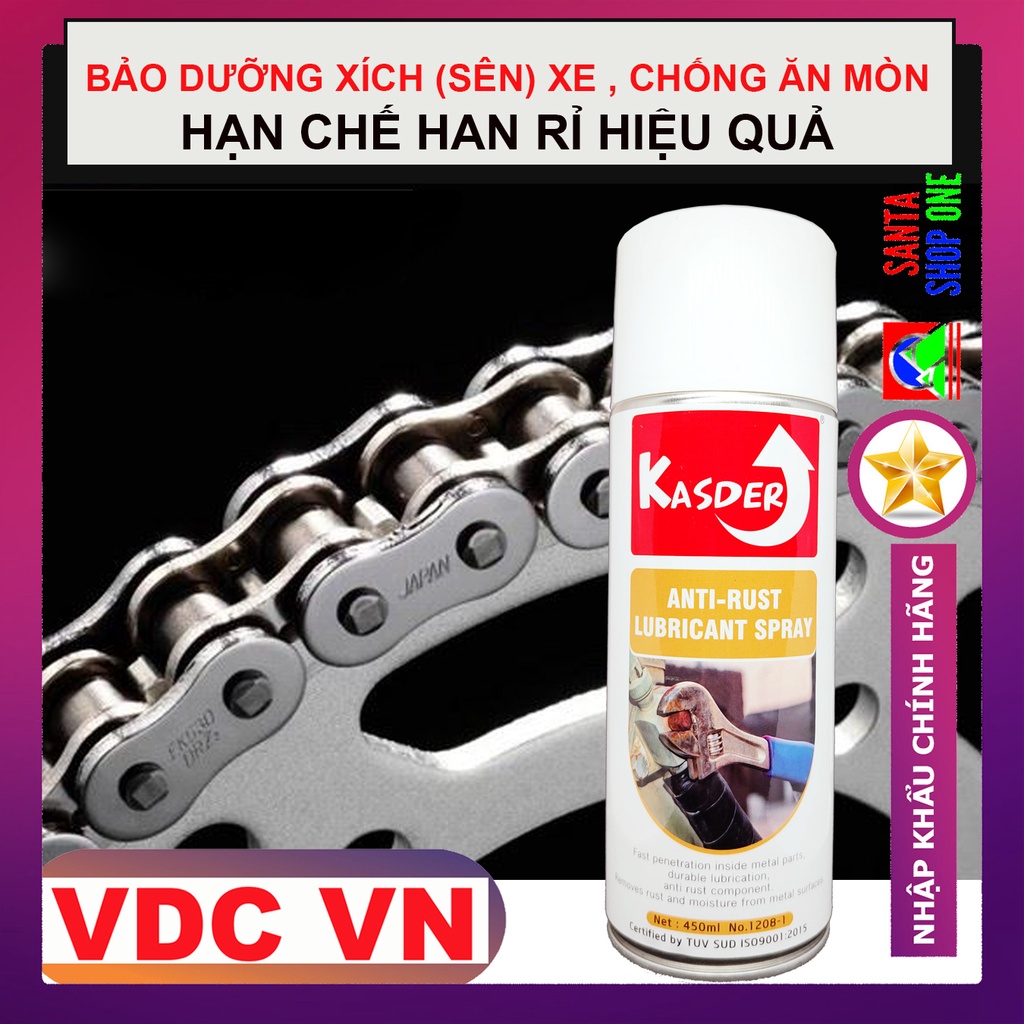 Chai Xịt Dưỡng Sên, Vệ Sinh Sên, Rửa Sên - Bảo Dưỡng Sên Xích Chống Rỉ, Ăn Mòn - THIS Anti Rust