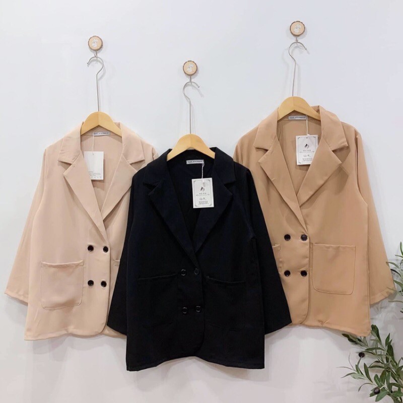ÁO VEST NỮ KHOÁC NGOÀI, ÁO BLAZER HÀN QUỐC DÀI TAY KOREA NHIỀU MÀU | BigBuy360 - bigbuy360.vn