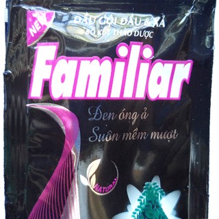 Dây Dầu Gội Đầu Và Xả Bồ Kết Thảo Dược Giảm Gãy Rụng Familiar 12 Gói 5ml