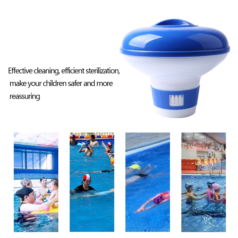 *IN Stock* Swimming Pool Large Capacity Jumbo Floater Floating Chlorine Dispenser Tablet Clean effervescent tablets royal1