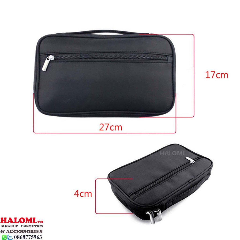 Túi đựng cọ trang điểm, bao cọ chống nước HALOMI chứa được bộ 32 cây siêu bền