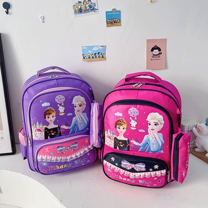 Balo Học Sinh Cấp 1, 2 Siêu nhẹ, Chống Nước Cao Cấp hình siêu nhân, công chúa cho bé trai gái tiểu học