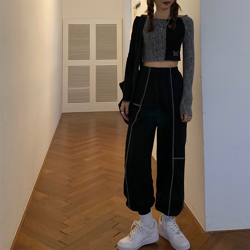 Quần Jogger Chỉ Nổi Chất Liệu Đũi Dễ Phối Đồ Xưởng May DCS