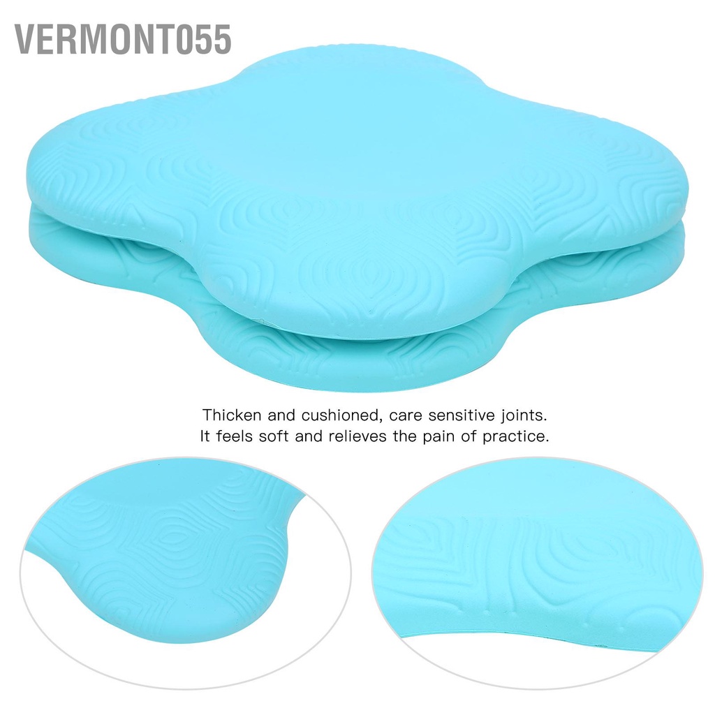 Vermont055 2 miếng đệm gối yoga hỗ trợ lót cổ tay bảo vệ khuỷu cho bài tập thể dục