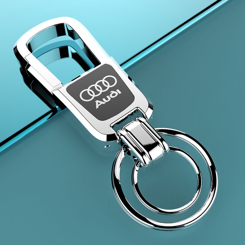 Móc Khóa Kim Loại Hình Logo Mercedes-Benz Bmw Audi Volkswagen Buick Honda Toyota