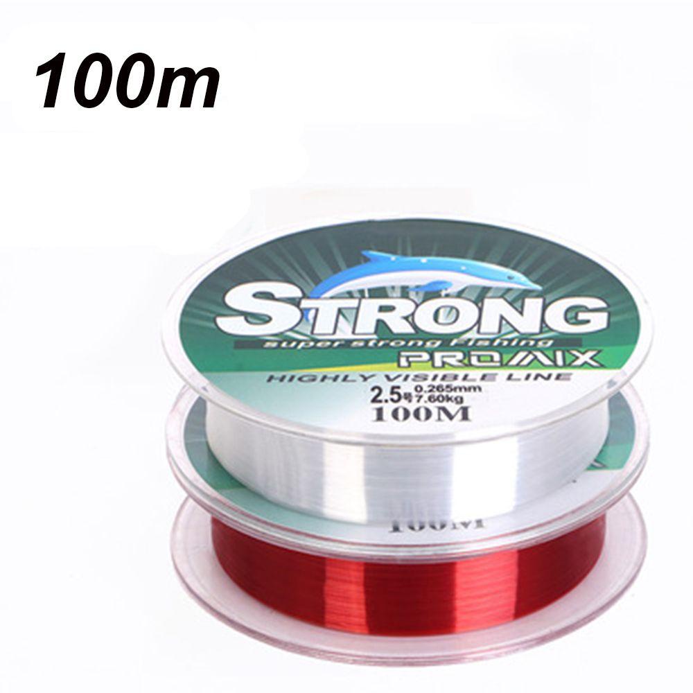 LETTER High Tensile Fluoro Carbon Strong Rope Cord Polyester Bait Fishing Line Nylon Monofilament Angling Invisible Wire Elastic Thread Spool/Multicolor