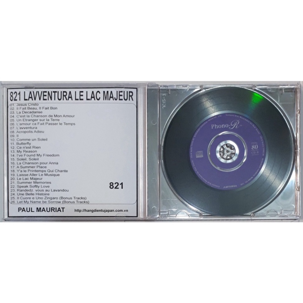 Bộ 5 dĩa Paul Mauriat ( 817 - 821 )