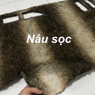 Thảm taplo lông thú - taplo innova