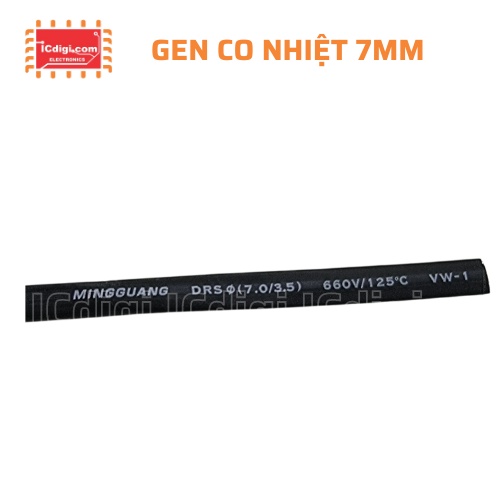 DÂY CO NHIỆT MÀU ĐEN PHI 7 MING GUANG