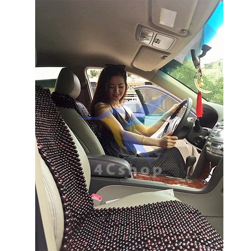 Tấm, miếng Đệm lót hạt gỗ cho ghế ô tô, xe hơi, ghế văn phòng