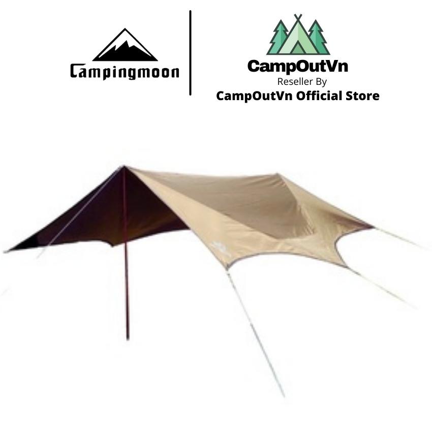 Bạt cắm trại campoutvn tăng mái che lều dã ngoại du lịch chống mưa Hexa A135