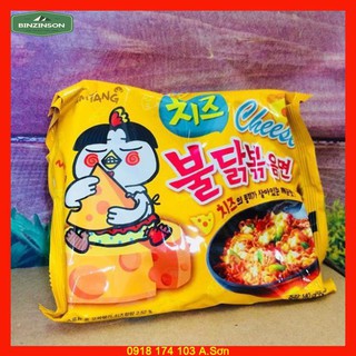 Thùng 40 gói mì khô gà cay Samyang 140g