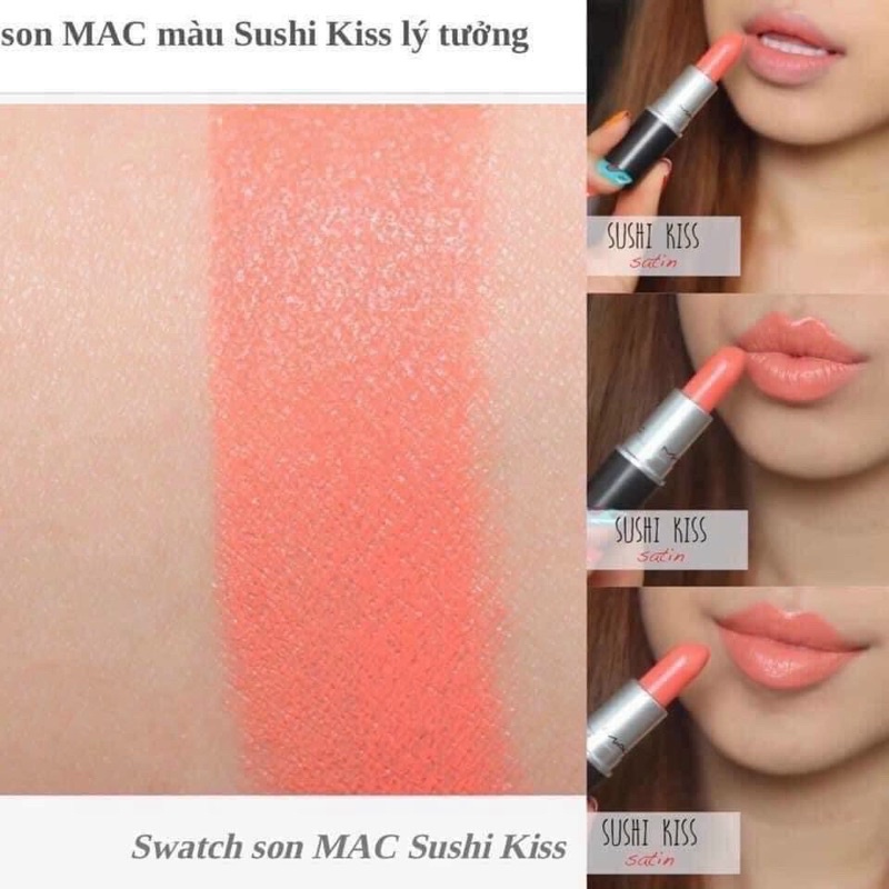 Son Mac màu cam sữa