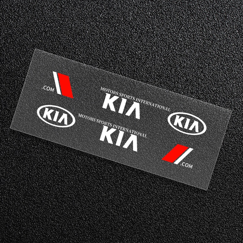Bộ 2 Miếng Dán Logo Trang Trí Cửa Xe Hơi KIA K2 K3 K5 Rio Soul Carens Optima Forte Pregio Cerato Sedona Niro KX3