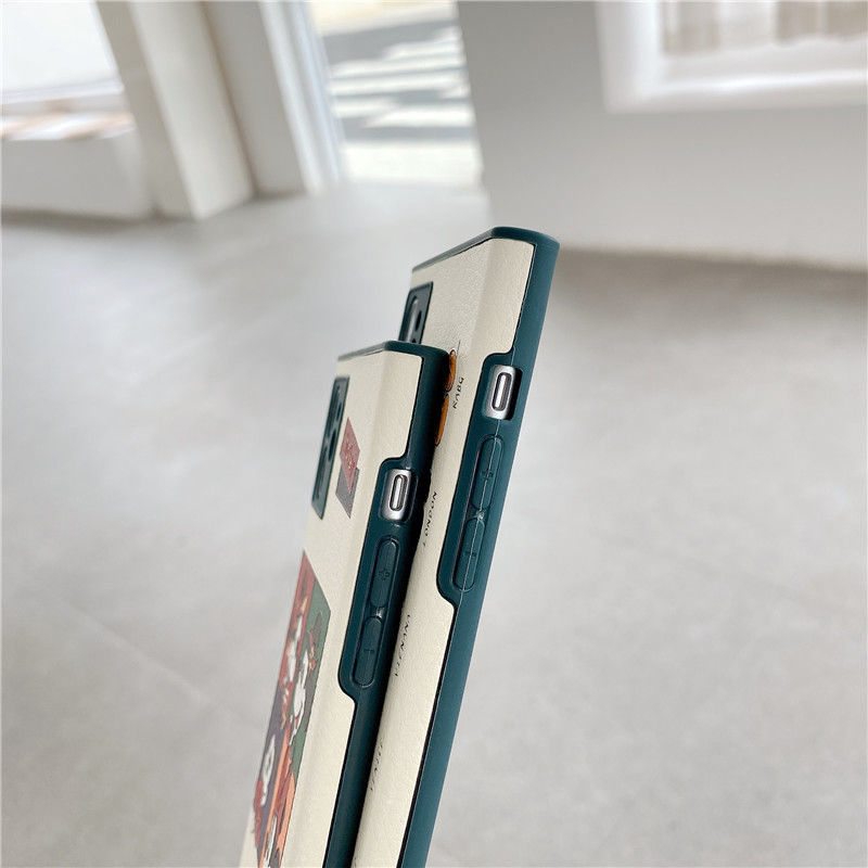 Ốp lưng iPhone 12 iPhone 7 7plus 8Plus SE X XS Bảo vệ chống rơi XR XSMAX 11 11pro 11promax 12 12promax Mini giả da Vỏ mềm Pzzk pZtD | WebRaoVat - webraovat.net.vn