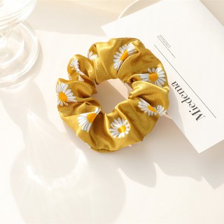 Dây Cột Tóc Vải Hoa Cúc Scrunchie (Scrunchies)