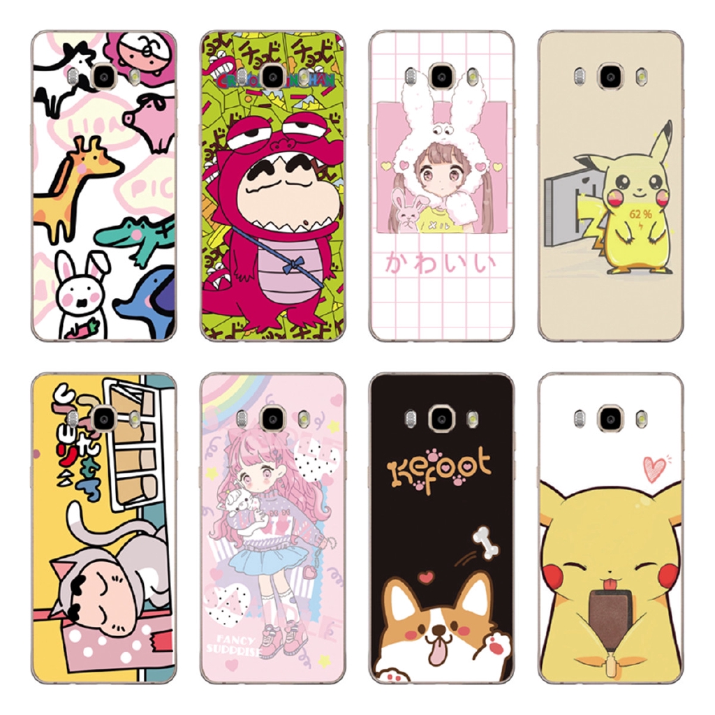Ốp điện thoại TPu mềm họa tiết hoạt hình pikachu đáng yêu cho Samsung Galaxy J1 ACE J110 / J2 J3 J5 J7 2015