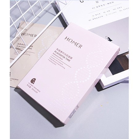 Mặt nạ lụa dưỡng sáng da Home’r Placentin Time Radiance Mask