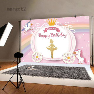 Nền sinh nhật cô gái kỳ lân