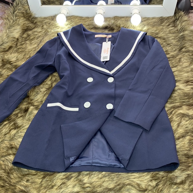 Ảnh thật phía sau HQ6 ÁO KHOÁC VEST THỦY THỦ