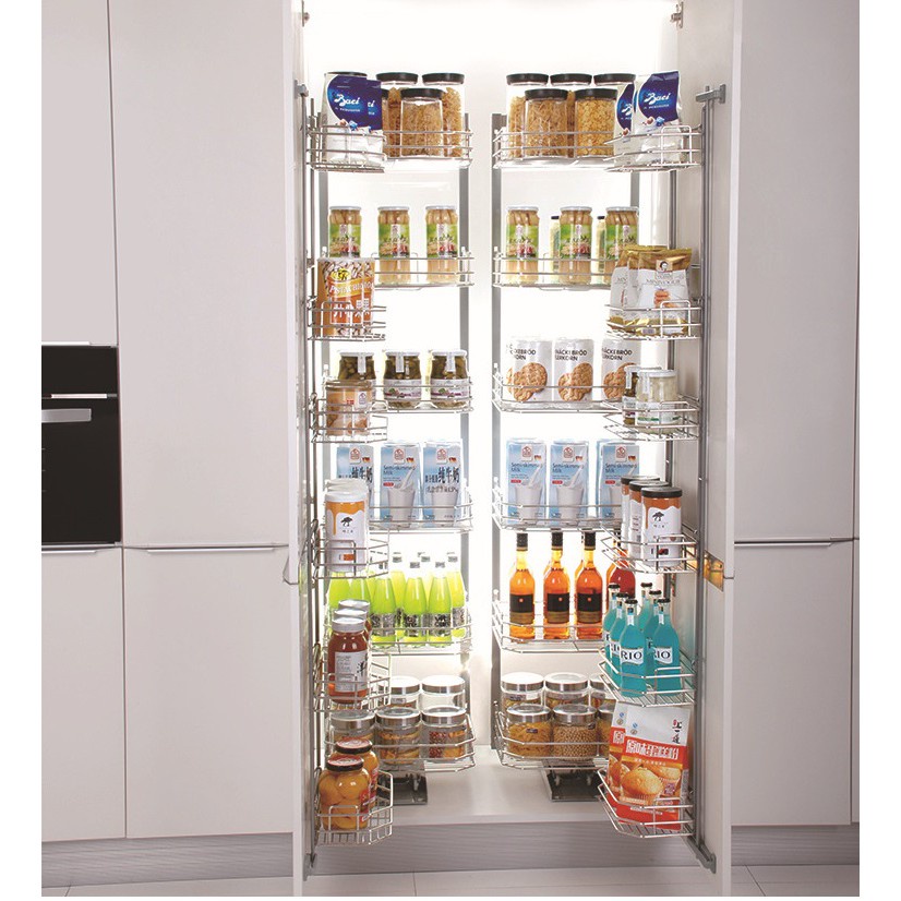 {Hàng Nhập Khẩu} Kệ Tủ Đồ Khô 12 Ngăn 6 Tầng TAKI Nan Dẹt INOX 304 Chính Hãng - Bảo Hành Vĩnh Viễn (Có Thợ Lắp Đặt)