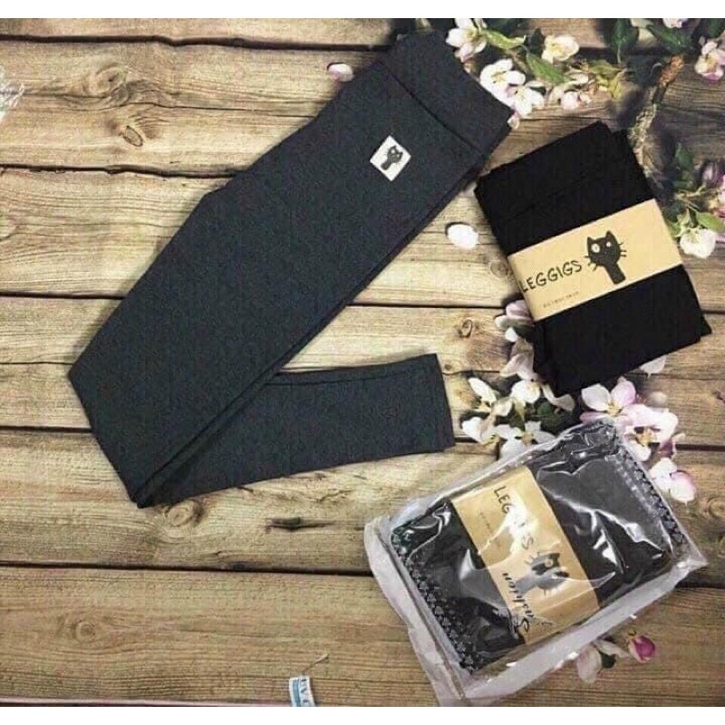Quần Legging Lót Lông Co Giãn Giữ Nhiệt Siêu Ấm, Quần Lót Lông Giữ Nhiệt - Mèo - Ivýhop