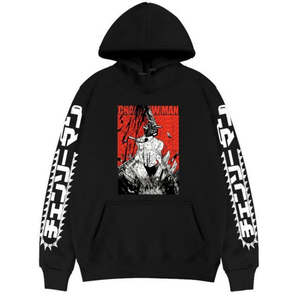 Áo hoodie Anime Manga Chainsaw Man Denji dài tay đẹp siêu ngầu giá rẻ nhất 💖