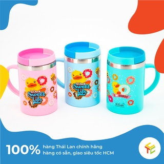 Ca Giữ Nhiệt Inox Bọc Nhựa 500ml Cao Cấp Thái Lan