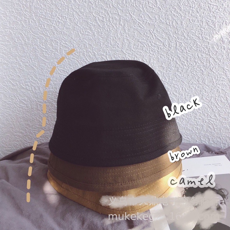 Mũ Bucket Kaki Che Mắt Phong Cách Retro Thời Thượng Cho Bé Trai Bé Gái