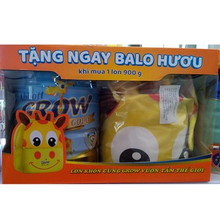 Sữa bột Abbott Grow Gold 900gr 6+ tặng balo hươu